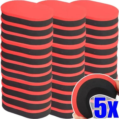 1/3/5Pcs Red Table Tennis Cleaning Brush Rubber Sponge Eraser Use Table Tennis Racket Cleaner Tennis Racket Care Accessories