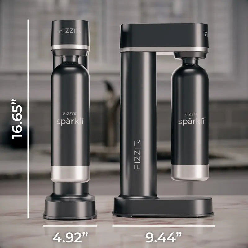 FIZZIT Spärklï Sparkling Water Maker Stainless Steel Bottles