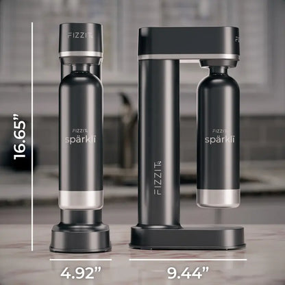 FIZZIT Spärklï Sparkling Water Maker Stainless Steel Bottles